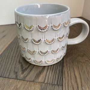 Starbucks collector mermaid mug 2016 anniversary grey with gold scales